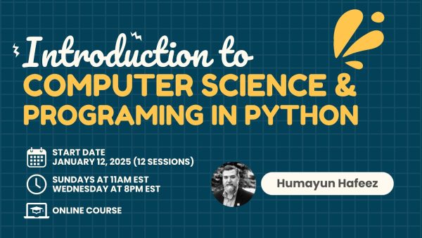 Introduction to Computer Science & Programming in Python